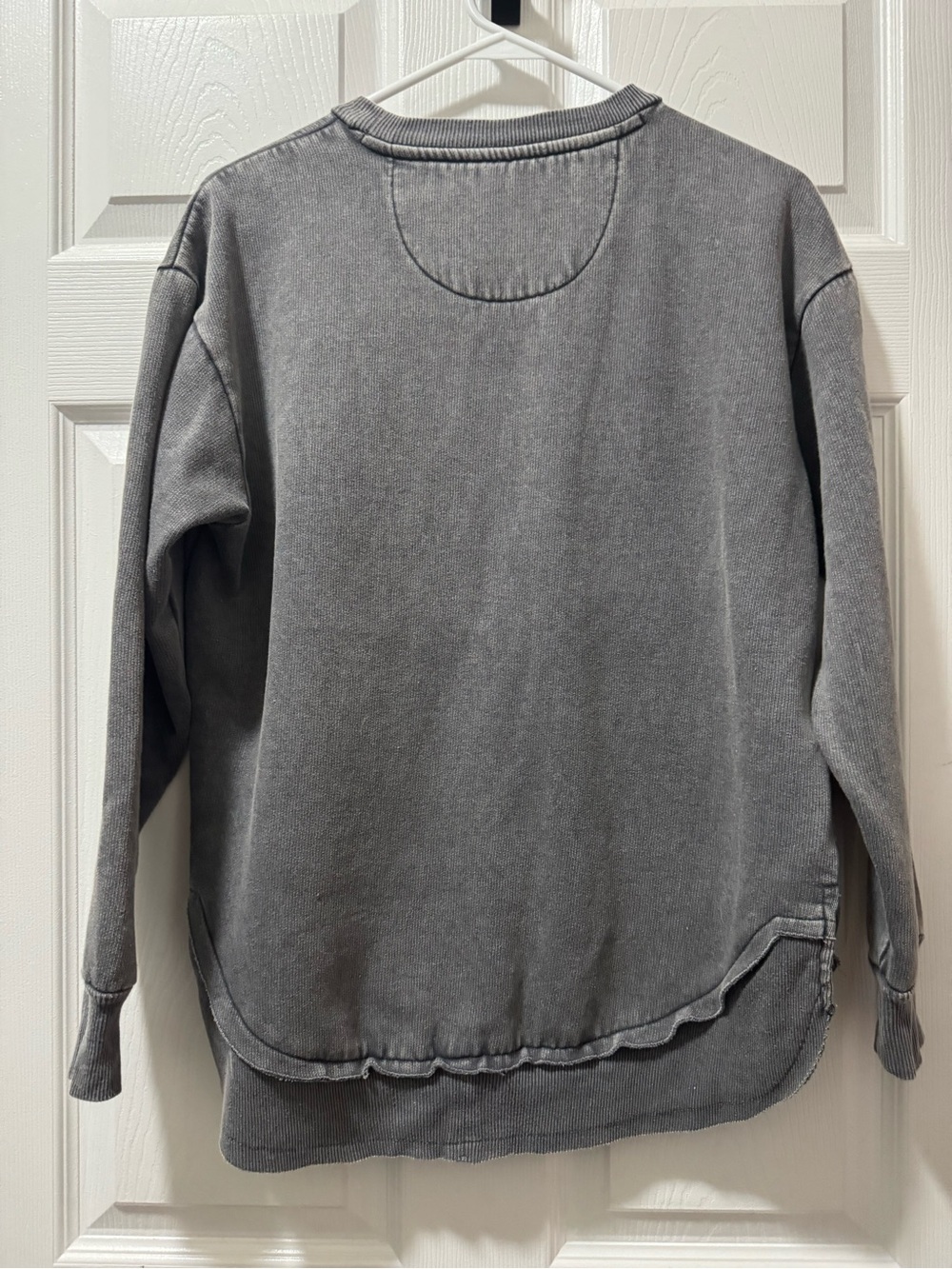 Simply Southern Gray 'Dead Inside But Caffeinated' Women's Crew Sweatshirt - Picture 4 of 5
